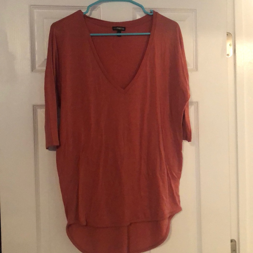 Express tunic length blouse